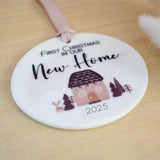 Our First Christmas In Our New Home 2025. Cute Hanging Decoration