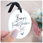 Bump's First Christmas 2025 Hanging Tree Ornament
