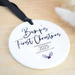 Bump's First Christmas 2025 Hanging Tree Ornament