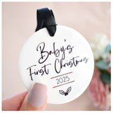 Baby's First Christmas 2025 Hanging Tree Ornament