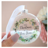 First Christmas In Our New Home 2025 Bauble