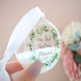 Our First Christmas Married 2025 Bauble.
