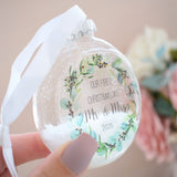 Our First Christmas as Mr & Mrs 2025 Bauble.