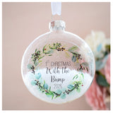 First Christmas With The Bump 2025 Bauble