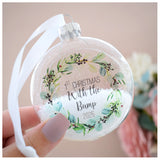 First Christmas With The Bump 2025 Bauble