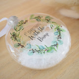 First Christmas With The Bump 2025 Bauble