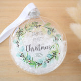 Baby's First Christmas 2025 Bauble