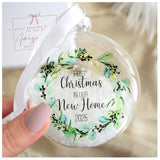 First Christmas In Our New Home 2025 Bauble
