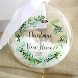 First Christmas In Our New Home 2025 Bauble