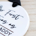 Our First Christmas As Mummy & Daddy 2023 Hanging Tree Ornament