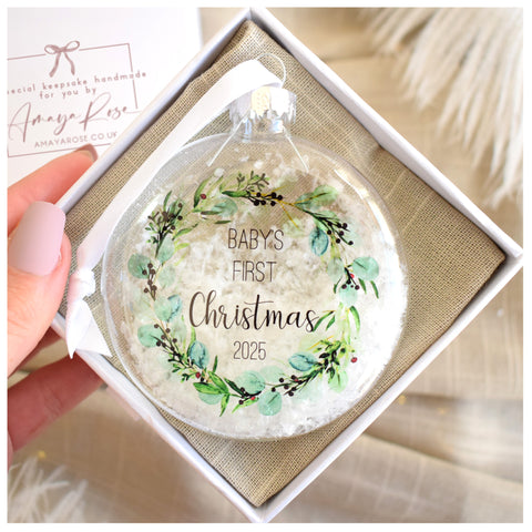 Baby's First Christmas 2025 Bauble