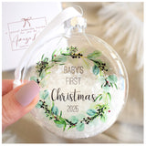 Baby's First Christmas 2025 Bauble