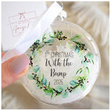 First Christmas With The Bump 2025 Bauble