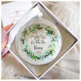 First Christmas With The Bump 2025 Bauble