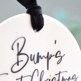 Bump's First Christmas 2025 Hanging Tree Ornament