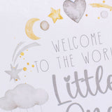 Welcome To The World Little One. Baby Boy or Girl Neutral Congratulations Greeting Card. Watercolour