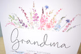 Happy Birthday Grandma. Rainbow Cottage Wildflowers