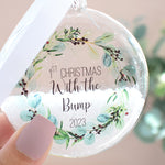 First Christmas With The Bump 2023 Bauble