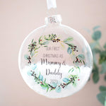 First Christmas As A Mummy & Daddy 2023 Bauble.