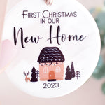 Our First Christmas In Our New Home 2023. Cute Hanging Decoration