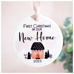 Our First Christmas In Our New Home 2023. Cute Hanging Decoration