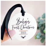 Baby's First Christmas 2023 Hanging Tree Ornament