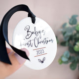 Baby's First Christmas 2023 Hanging Tree Ornament