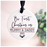 Our First Christmas As Mummy & Daddy 2023 Hanging Tree Ornament