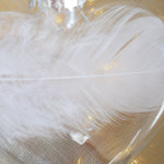 In Memory Feather Bauble. Gift Boxed Personalised Christmas Ornament