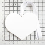 Our First Christmas As A Couple 2023 White Wood Heart Decoration