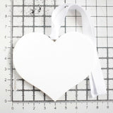 Our First Christmas Married 2023 White Wood Heart Decoration