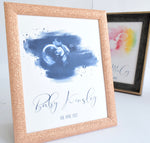 Watercolour Ultrasound Scan Personalised Frame