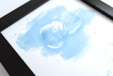 Watercolour Ultrasound Scan Personalised Frame