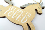 You Are So Loved Hanging Unicorn Plaque