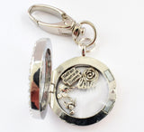 In Memory Floating Locket Keyring. Half My Heart Is In Heaven