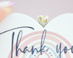 Thank You For Everything Wooden Hanging Heart Decoration