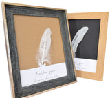 Memorial Frame Gift. Fully Personalised Feather