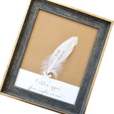 Personalised Feather Memorial Frame