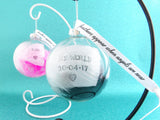 Metal Bauble Display Stand Black or White