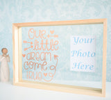 Our Little Dream Come True Quote Photo Frame