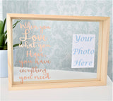 Personalised Love Everything You Have Quote Photo Frame