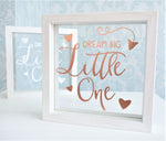 Dream Big Little One Quote Frame