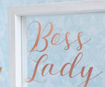 Boss Lady Floating Glass Frame