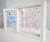 Sweet Dreams Quote Frame