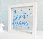 Sweet Dreams Quote Frame